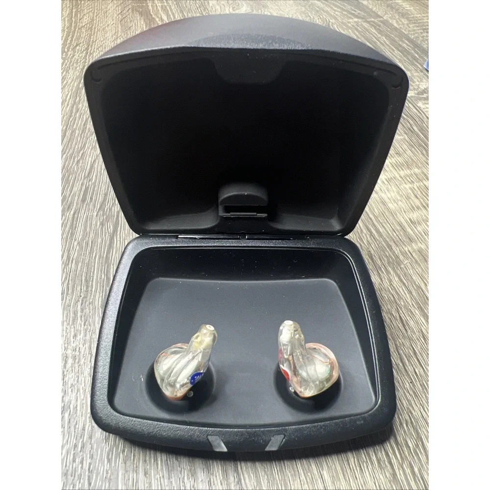 Starkey Livio Edge AI 2400 Hearing Aids ITC Charger Case Right Side Not Charging
